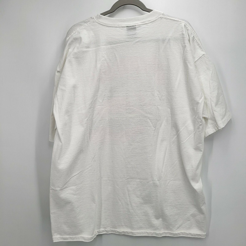 Vintage 90s Sprint Car Mens XXL White Todd Daun Budweiser Superweight Tees U.S.A - Picture 5 of 8